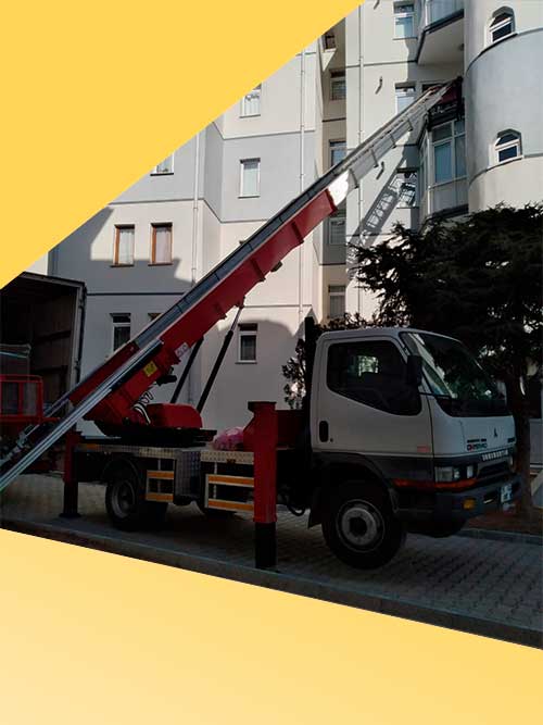 İlkevim Nakliyat asansörlü taşıma hizmeti